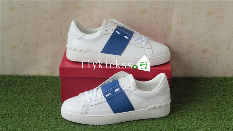 Valentino Garavani White Blue Sneaker